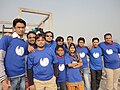 Participants with Wikipedia T-shirt