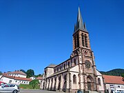 L'église de Saint-Maurice-sur-Moselle.