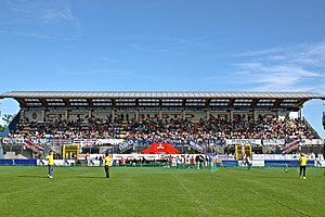 Tribüne des Stadio Carlo Speroni (September 2016)