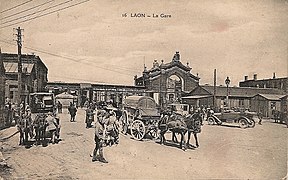 La gare vers 1920.