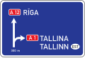 Preliminary direction indicator