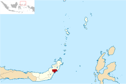 Reggenza di Minahasa Sudorientale – Mappa