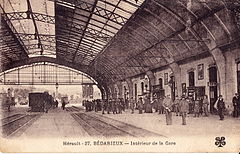 BÉDARIEUX - Intérieur de la Gare