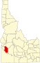 Comitatul Ada map