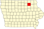 Miniatuur voor Chickasaw County (Iowa)