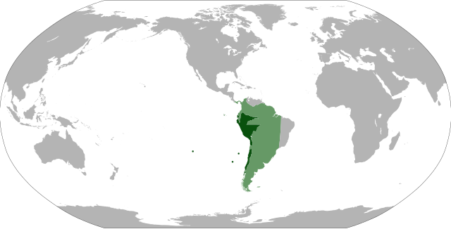 Description de l'image Map of the Viceroyalty of Peru.svg.