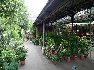 Marché aux fleurs Reine-Elizabeth-II.