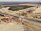 SR43 Curved Bridge construction site