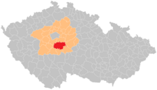 Správní obvod obce s rozšířenou působností Benešov na mapě