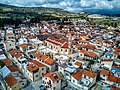 The monastery and the surrounding streets