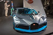 De voorkant van de Bugatti Divo