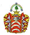 Wappen der schwedischen Linie derer von Pfuel, 1760 erloschen