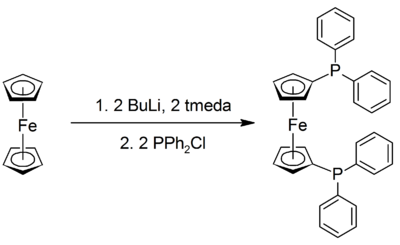 Synthese van 1,1'-bis(difenylfosfino)ferroceen