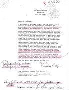 Письмо Рейгана от 13 июля 1985 г., начало применения 25-й поправки