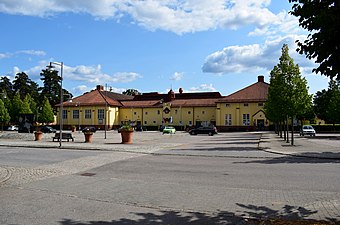Matsalsbyggnaden vid Kronobergs regemente.