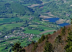 Skyline of Saint-Jean-de-Chevelu