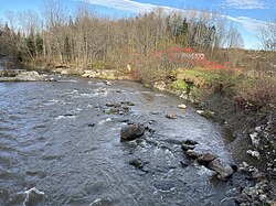Blanche River, Chute à Bélanger, rang de la Rivière Blanche