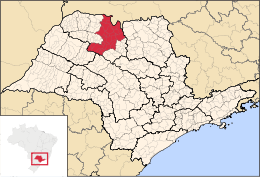 São José do Rio Preto – Mappa
