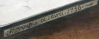 signature de François-Hubert Drouais
