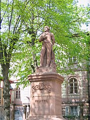 Monument à Pfeffel, copie d'après André Friederich, Colmar.