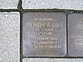 der Stolperstein für Franziska Lang