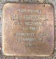 Un stolperstein al carrer Kottwitzstrasse dedicat a Ilse Hirschel