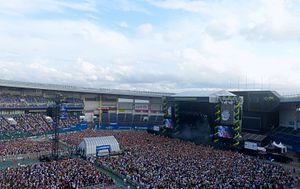 東京会場の千葉マリンスタジアム（2015年）