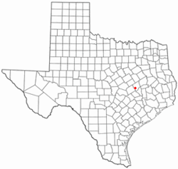 Location of Hearne within Texas