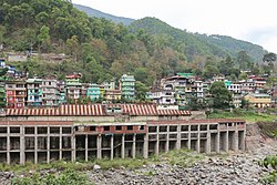 तीस्ता बाज़ार का दृश्य