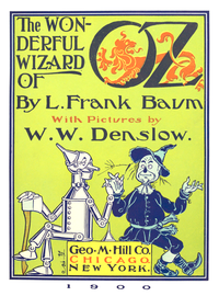 The interior title page of a 1900 The Wonderful Wizard of Oz edition The Wonderful Wizard of Oz, 006.png