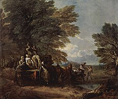 Thomas Gainsborough, Wóz żniwny. Ok. 1767