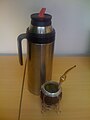 Image 17The invigorating yerba mate in its gourd with thermos. It is a fixture in Uruguayan daily life. (from Culture of Uruguay)