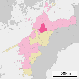 Lokasi Tōon di Prefektur Ehime