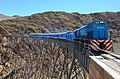 De restaurerte togene fikk Trenes Argentinos farger.