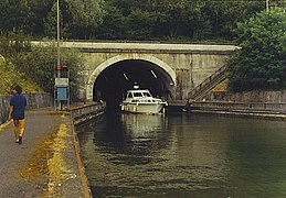 L'entrée du souterrain côté nord à Ruyaulcourt.