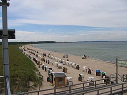 Stranden i juni 2008.