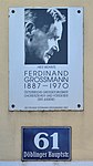 Ferdinand Grossmann - Gedenktafel