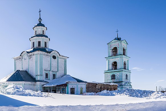 334. Казанская церковь, Сезенево, Зуевский район Автор — Ele-chudinovsk