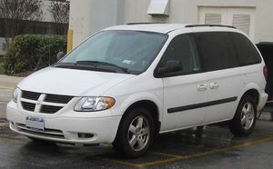 2007 Dodge Caravan photographed in USA.