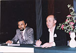 Ahmed Dogan och Yenal Bekir år 1990.