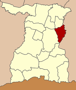 Amphoe location in Surin Province