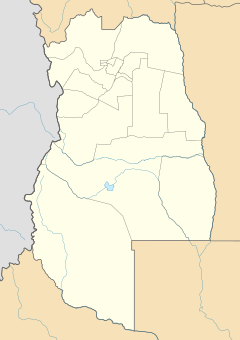 Mapa lokalizacyjna prowincji Mendoza