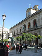 Edificio del Ayuntamiento de Sevilla, en el distrito Casco Antiguo.