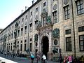 Residenz, ehem. Stadtschloss der bayerischen Herzöge, Kurfürsten und Könige, ab 1348 über Jahrhunderte zu einem acht Höfe umschließenden Komplex gewachsen