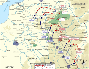 Bản đồ chiến dịch Grenzschlachten