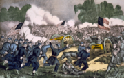 Battle of Gettysburg, lithograph by Currier & Ives, ca. 1863