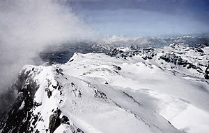 Übergossene Alm und Randberge vom Hochkönig aus gesehen