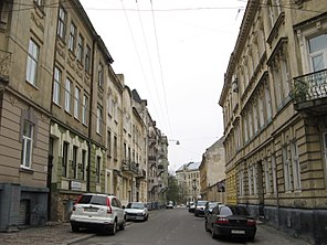 Вигляд з вулиці Вербицького
