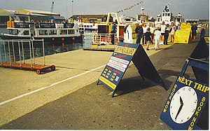 English: Brownsea Island Ferries, Poole Quay. ...