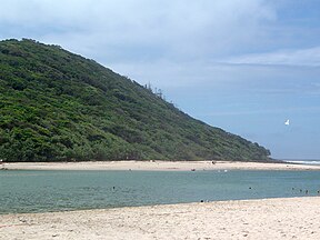 Burleigh Head und Tallebudgera Creek von Süden